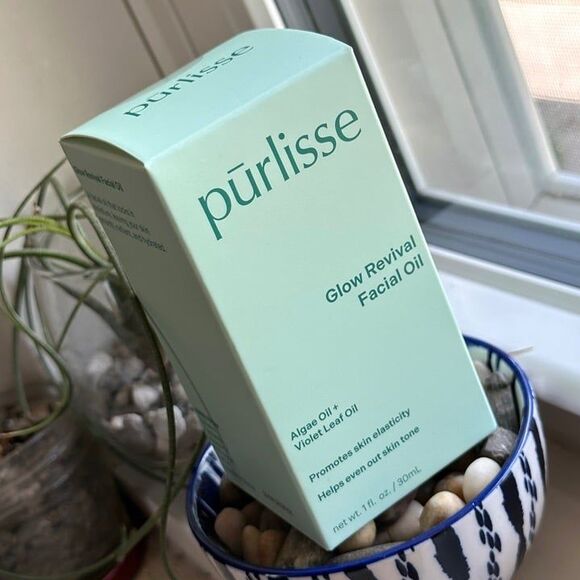 NIB Pur-lisse Glow Revival Facial Oil Lightweight Hydrates Calms Brightens Skin - Picture 2 of 12